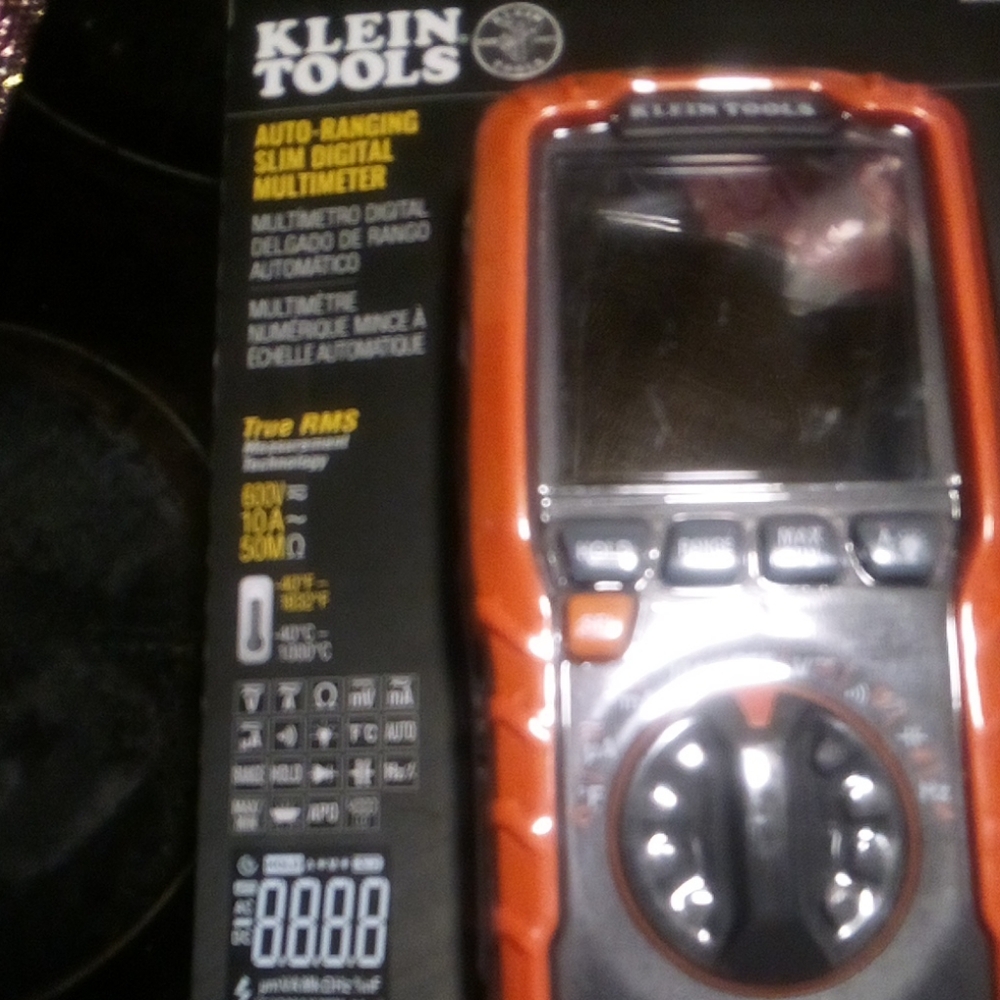 Klein Tools Orange Digital Multimeter